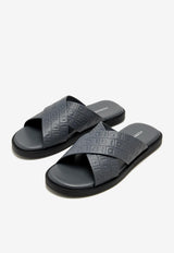 Ferragamo Brise Hug Gancini Sandals 029786 BRISE HUG 782234 DARK RAIN