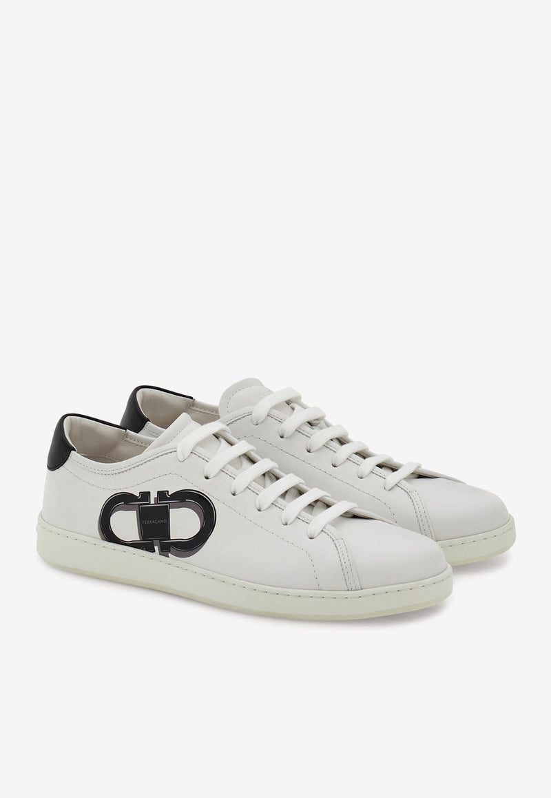Ferragamo Brandy 1 Low-Top Sneakers 029835 BRANDY1 780991 BIANCO OTTICO