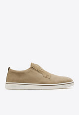 Ferragamo Alfie Suede Slip-On Sneakers Beige 02A000 ALFIE 784328 SAFARI