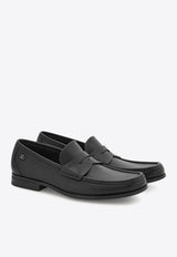 Ferragamo Athen Gancini Leather Penny Loafers Black 02A013 ATHEN 784272 BLACK