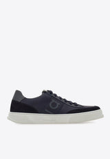 Ferragamo Alaska Gancini Low-Top Sneakers Blue 02A034 ALASKA 784503 BLUEMARINE