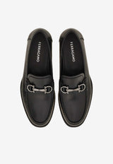 Ferragamo Teatro Calf Leather Loafers Black 02A377 TEATRO 789569 NERO