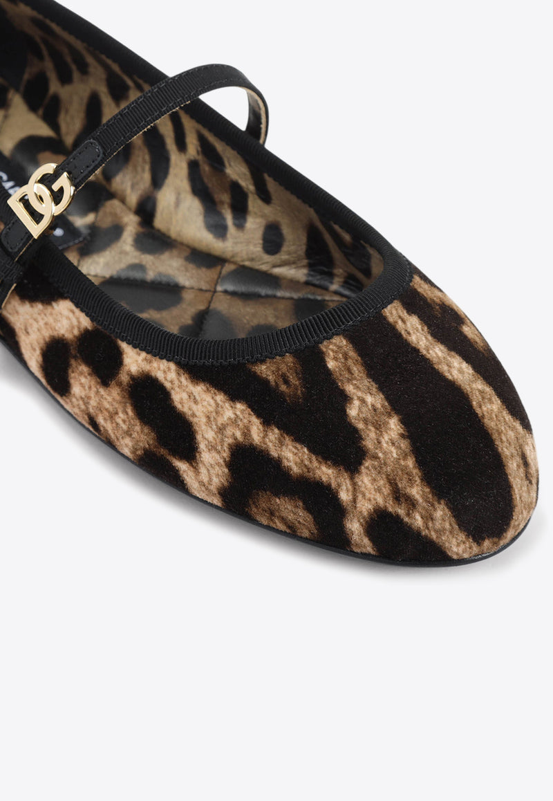 Vally Leopard Print Ballet Flats