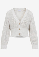Knitted Cropped Cardigan
