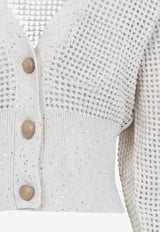 Knitted Cropped Cardigan