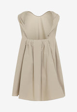 Draped Back Sleeveless Top