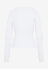 Logo-Print T-shirt with Mini-Bow