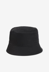 Triangle Logo Drawstring Bucket Hat