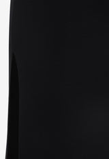 Milano Stitch One-Shoulder Maxi Dress