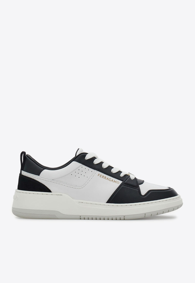 Salvatore Ferragamo Dennis Low-Top Sneakers 030568 DENNIS 770883 NERO Monochrome