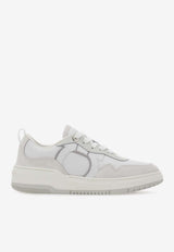 Salvatore Ferragamo Dania Gancini Low-Top Sneakers 030576 DANIA 770225 BIANCO OTTICO