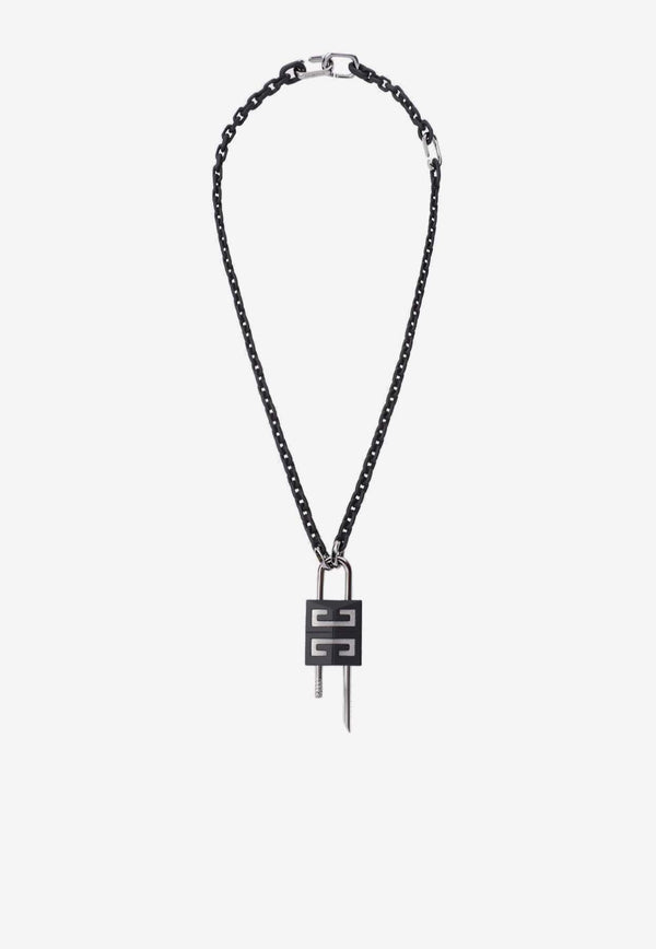 4G Lock Chain Necklace