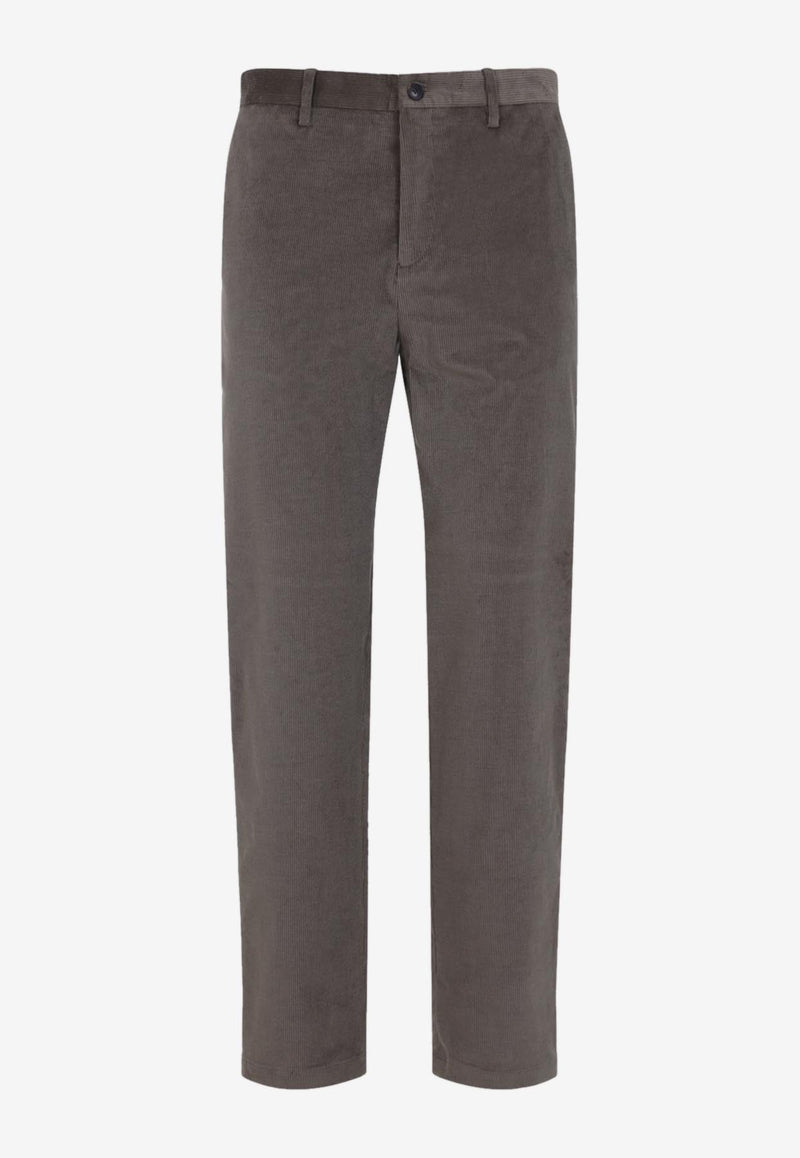Straight-Leg Wool Pants