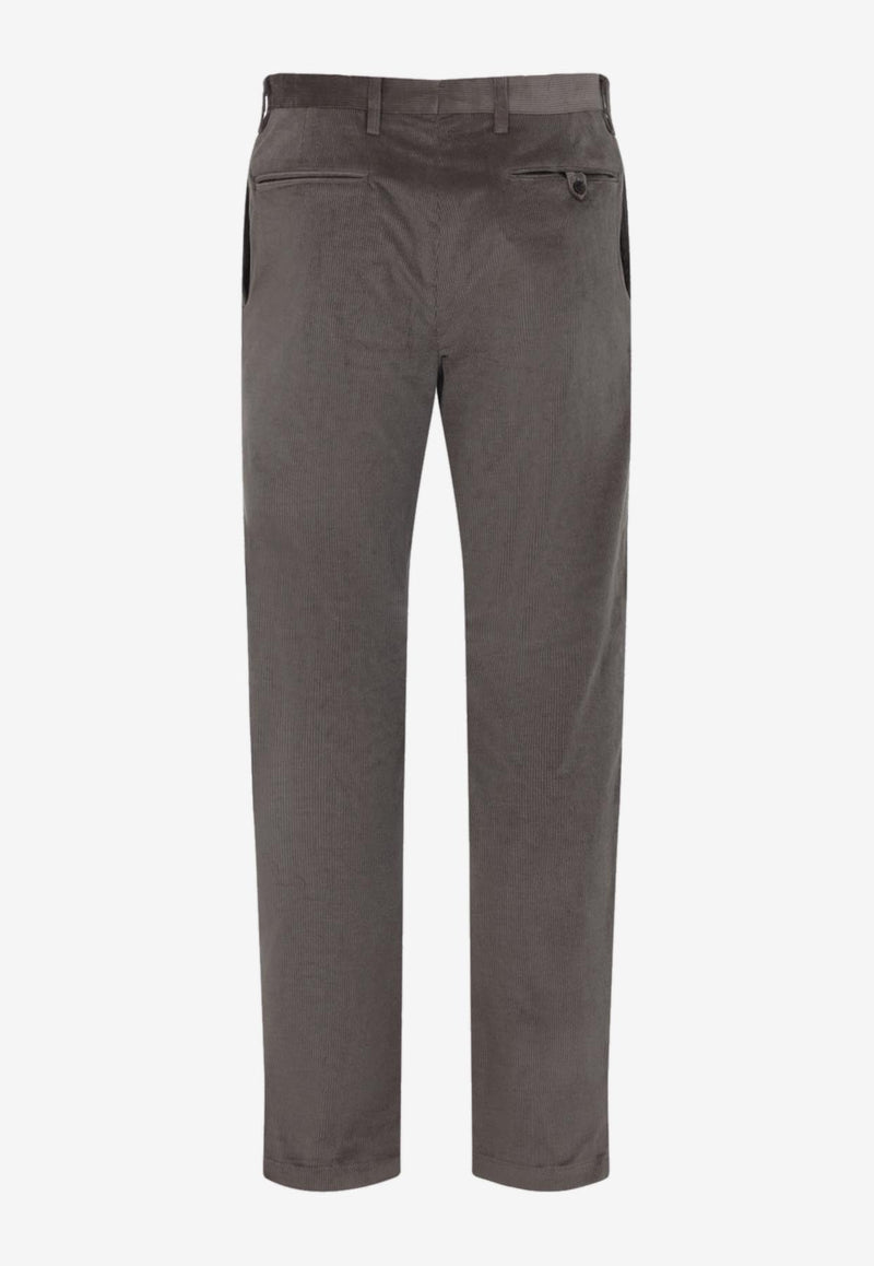 Straight-Leg Wool Pants