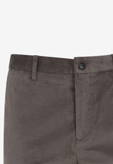 Straight-Leg Wool Pants