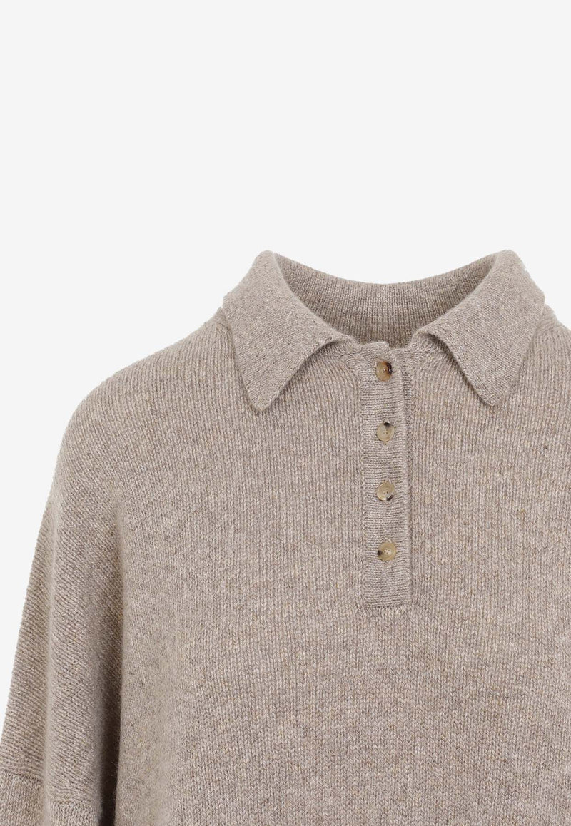 Rene Cashmere Polo Sweater