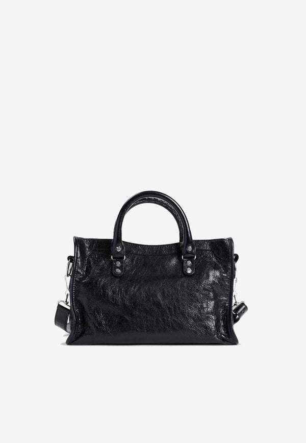 Small Le City Top Handle Bag in Nappa Leather