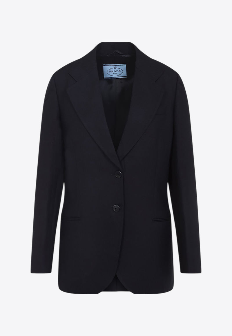Single-Breasted Wool Blazer