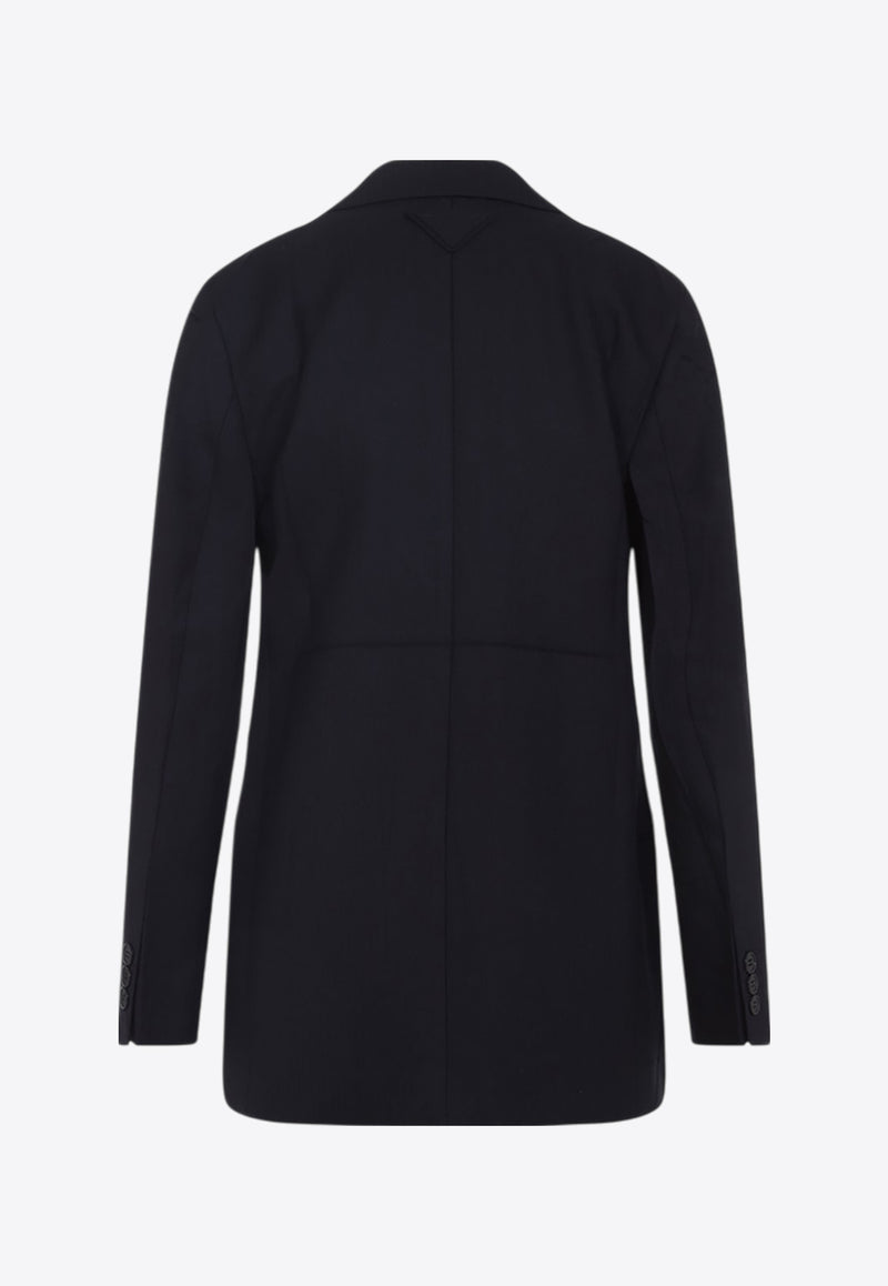 Single-Breasted Wool Blazer