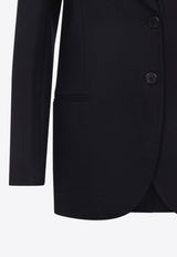 Single-Breasted Wool Blazer