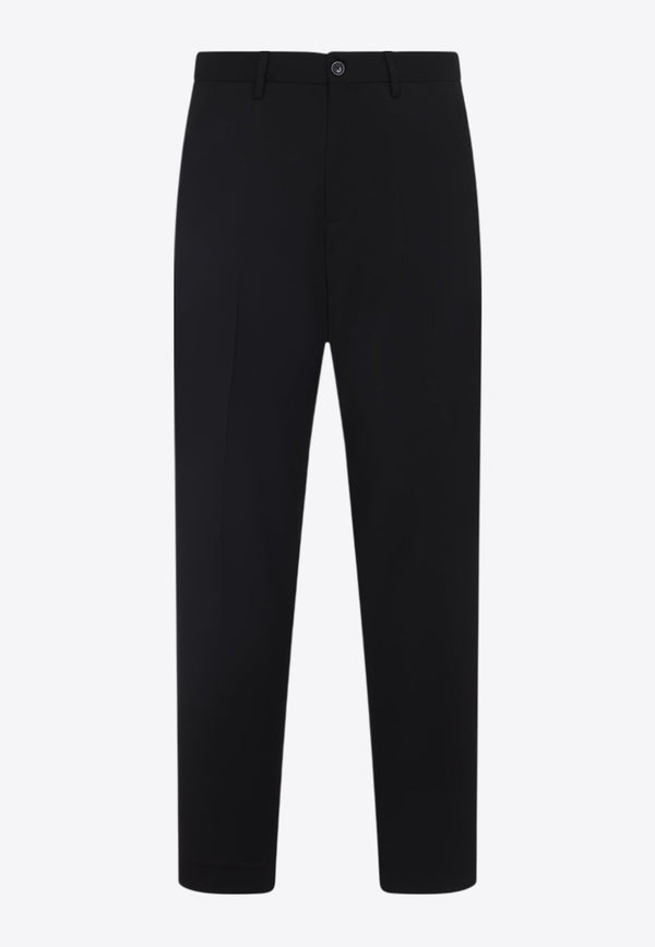 Tapered-Leg Chino Pants