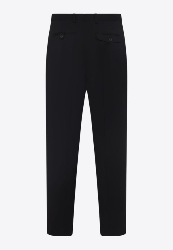 Tapered-Leg Chino Pants