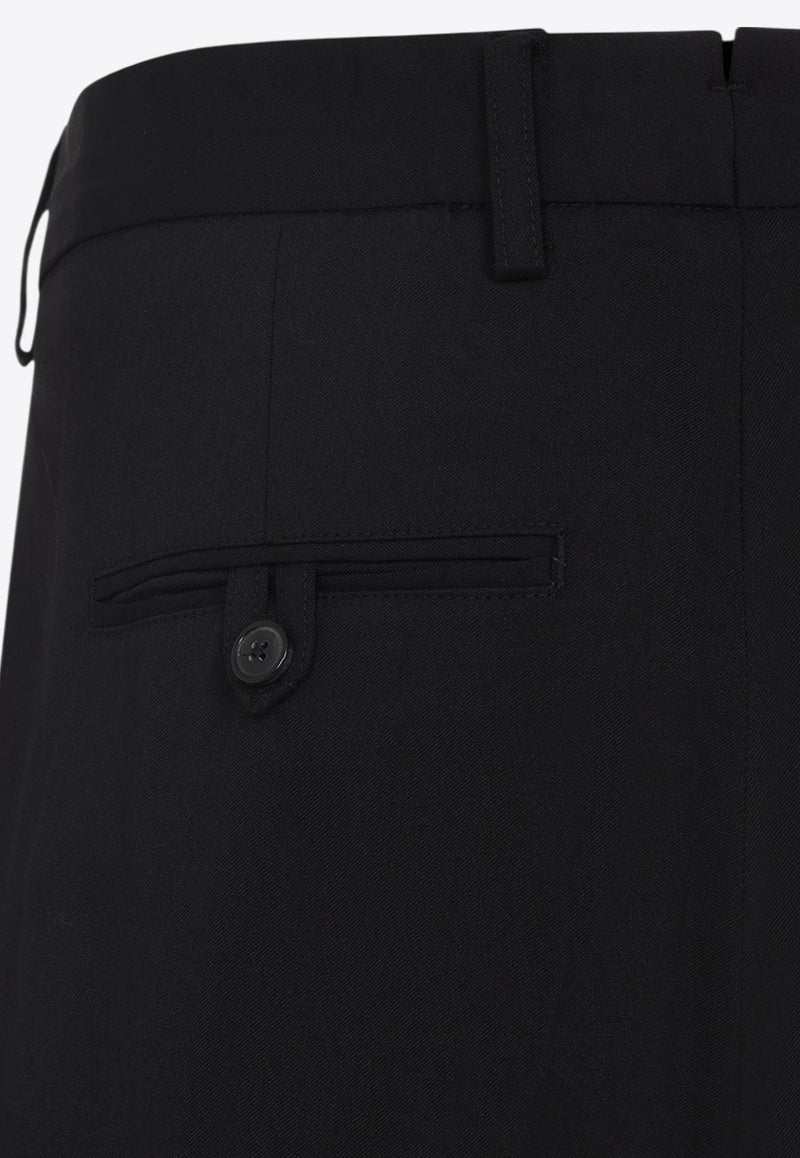 Tapered-Leg Chino Pants