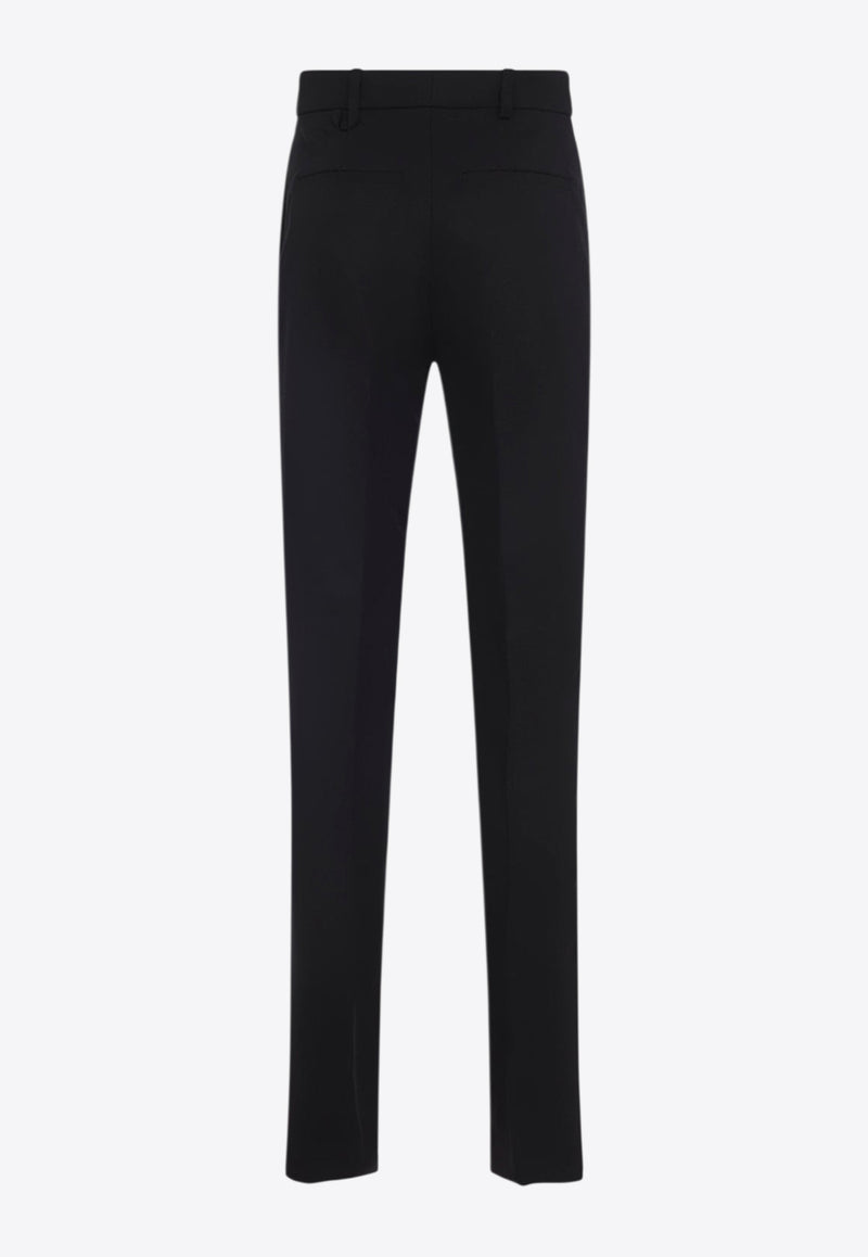 Camargue Wool High-Rise Pants