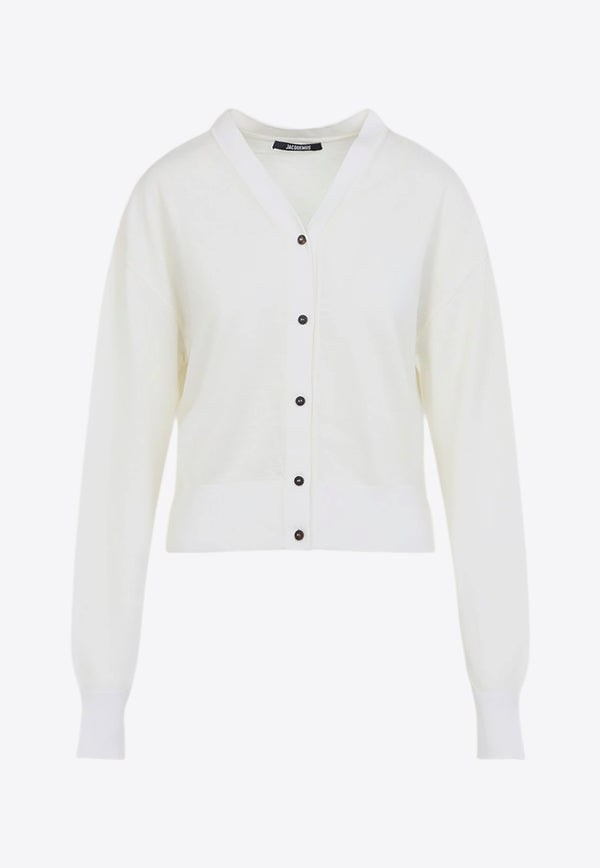 Brode Wool V-neck Cardigan