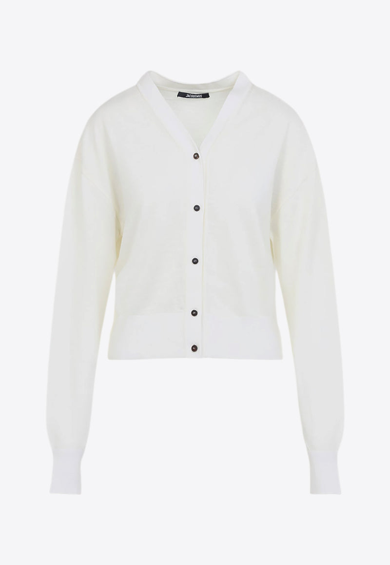 Brode Wool V-neck Cardigan