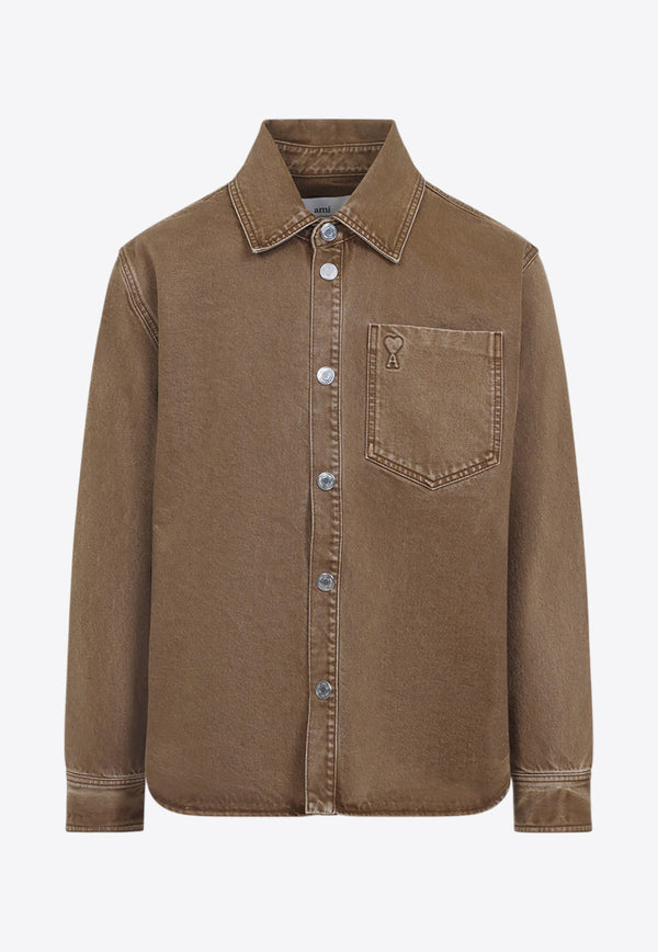 Ami De Coeur Faded Denim Jacket