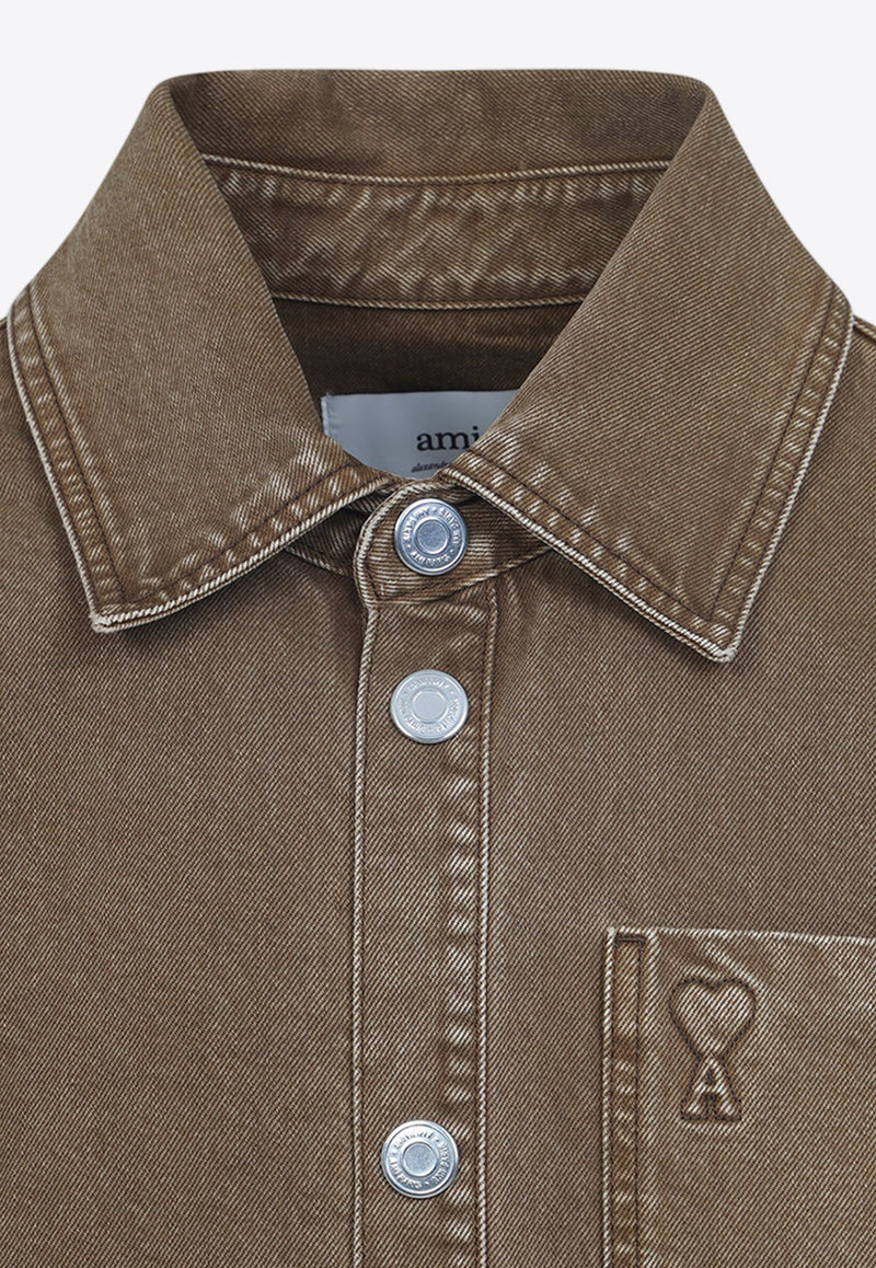 Ami De Coeur Faded Denim Jacket