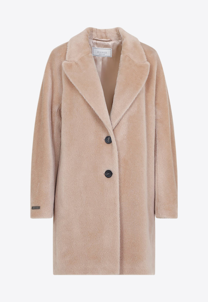 Bear Cocoon Single-Breasted Coat