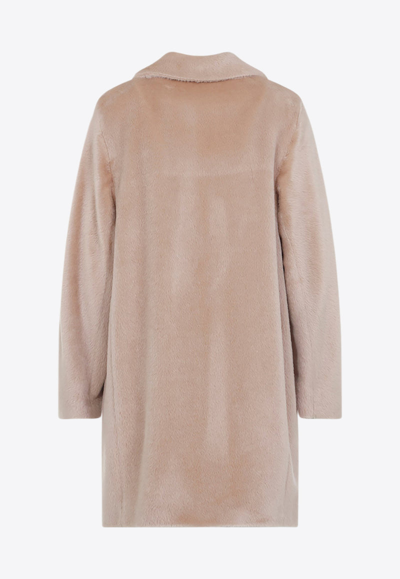 Bear Cocoon Single-Breasted Coat