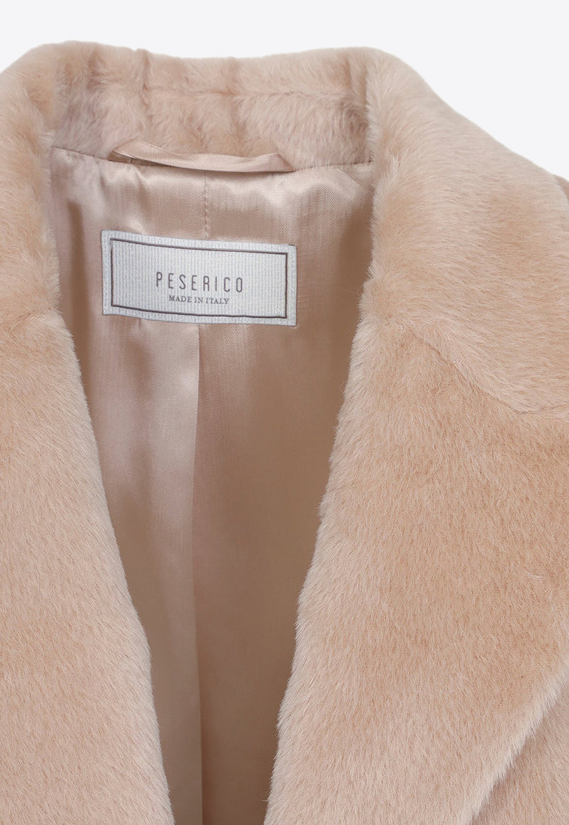 Bear Cocoon Single-Breasted Coat