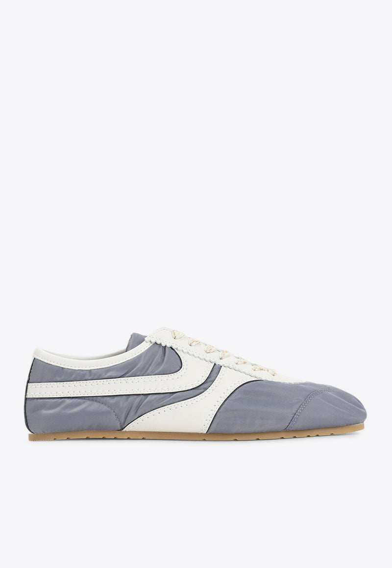 Low-Top Sneakers with Leather-Patches