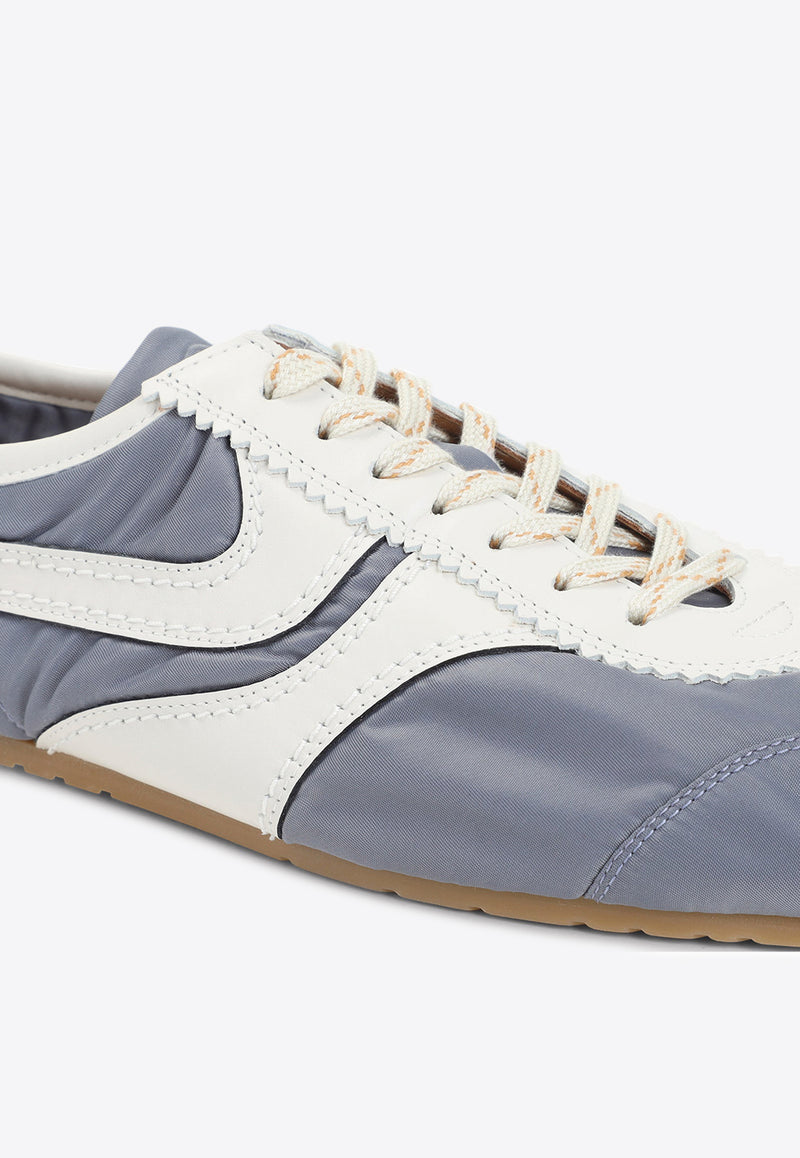 Low-Top Sneakers with Leather-Patches