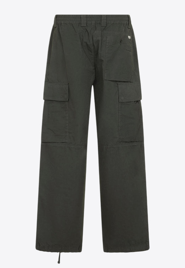 Signature Lens Wide-Leg Cargo Pants