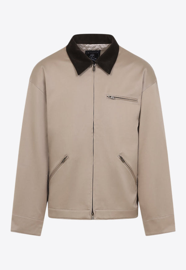 Aviator Jacket with Skull-Print