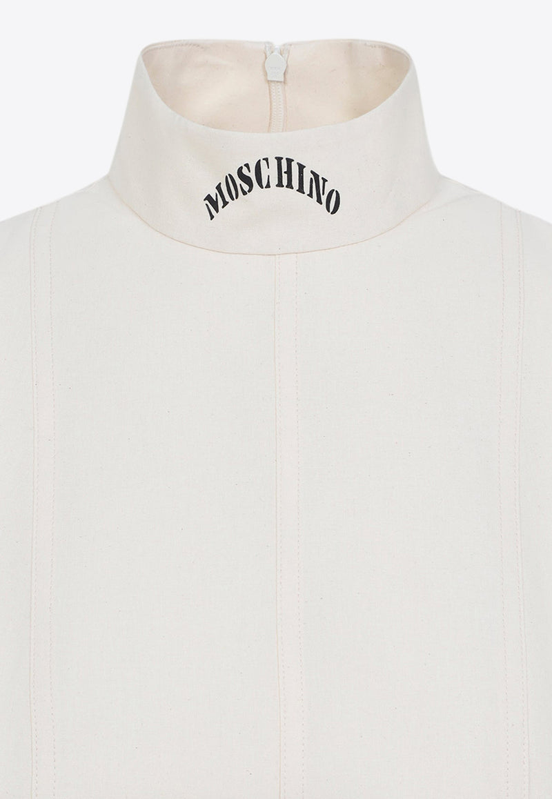 Mini Dress with Logo-Print