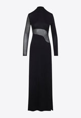 Bodycon Paneled Maxi Dress