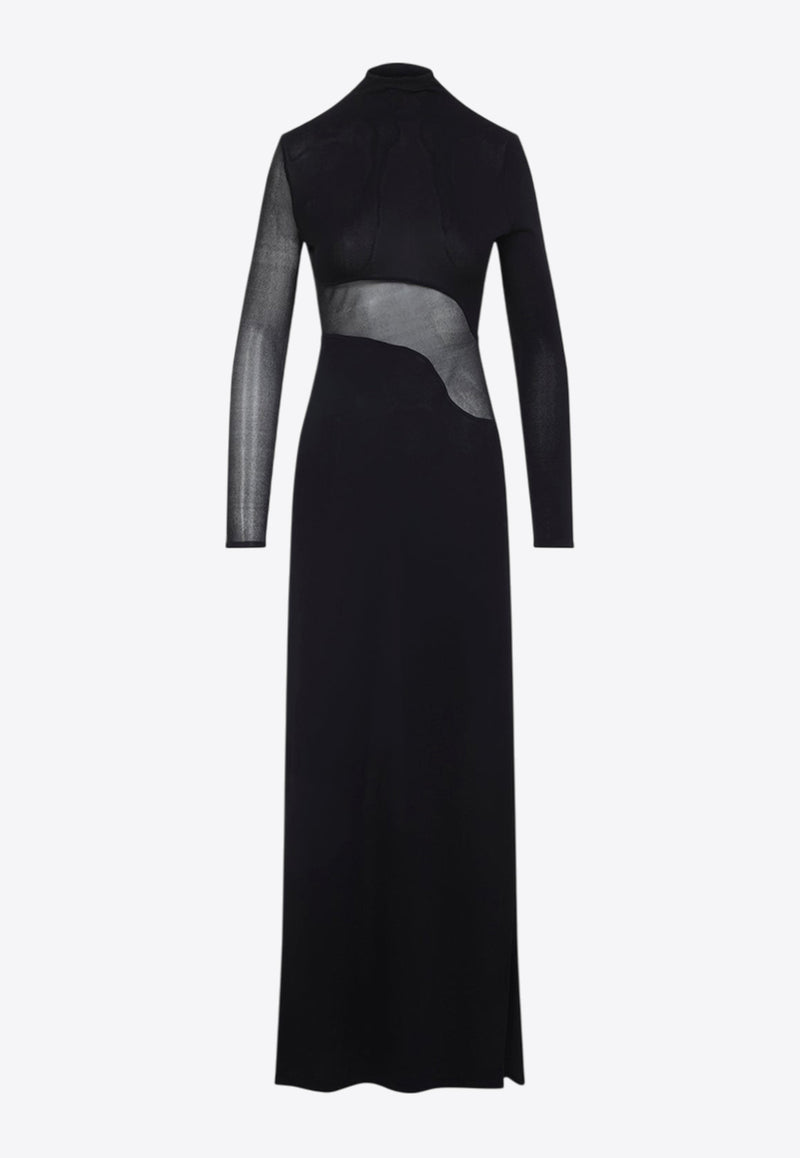 Bodycon Paneled Maxi Dress