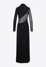 Bodycon Paneled Maxi Dress