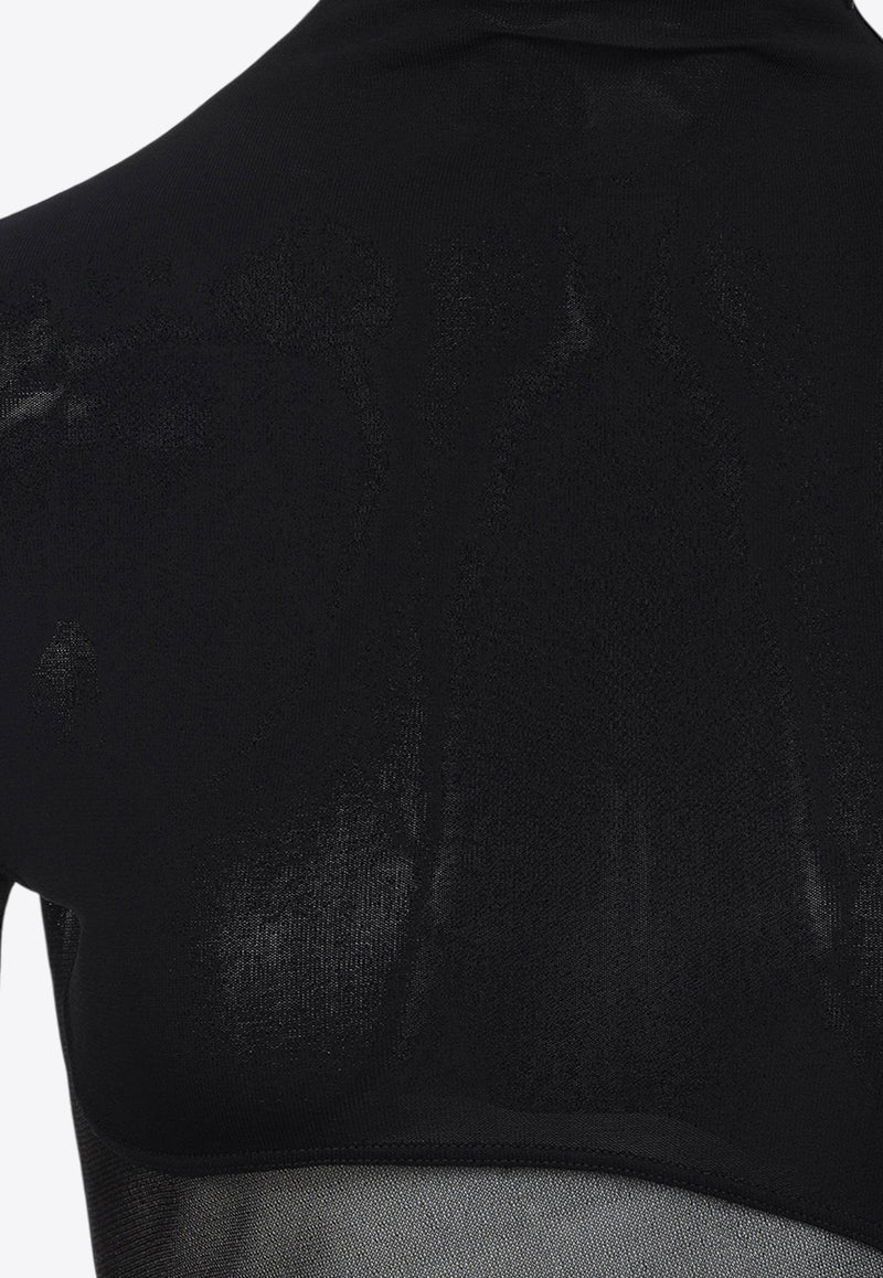 Bodycon Paneled Maxi Dress