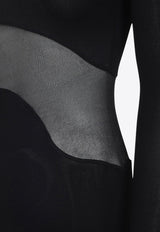 Bodycon Paneled Maxi Dress