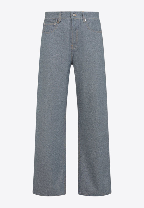 Le De-Nîmes Droit Wide-Leg Jeans