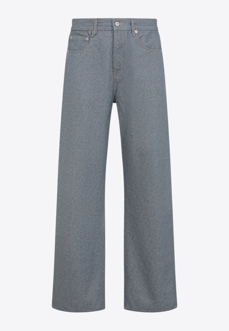 Le De-Nîmes Droit Wide-Leg Jeans