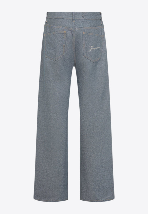 Le De-Nîmes Droit Wide-Leg Jeans