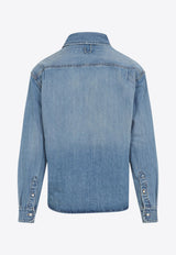 Simon De-Nîmes Faded Denim Shirt