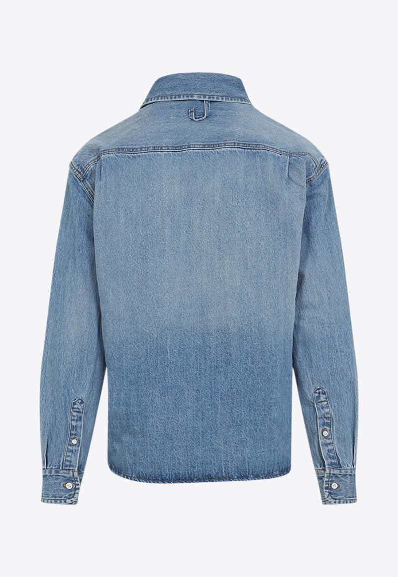 Simon De-Nîmes Faded Denim Shirt